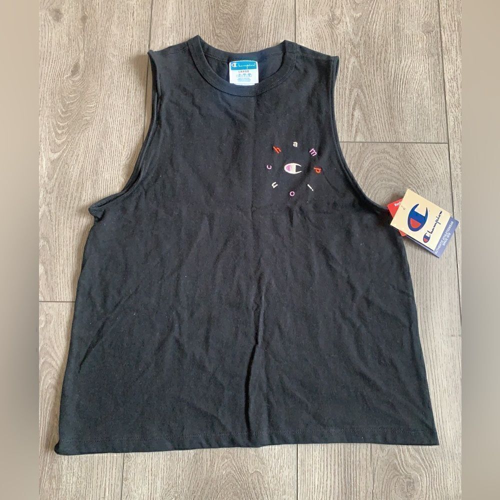 Champion boyfriend large tank top 100% cotton